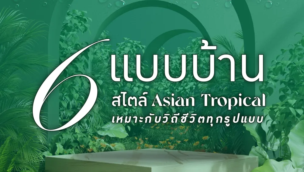  6 แบบบ้าน สไตล์ Asian Tropical เหมาะกับวิถีชีวิตทุกรูปแบบ | PD House
